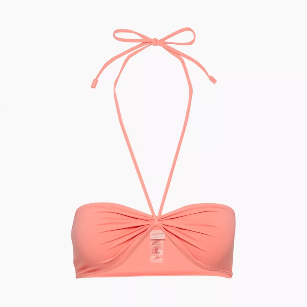 NEW unworn Babaton bandeau top (grapefruit coral)